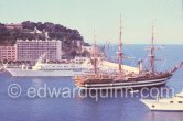 Italian training ship Amerigo Vespucci, Monaco 1978 - Photo by Edward Quinn