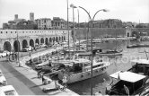 Antibes harbor Port Vauban 1954. - Photo by Edward Quinn