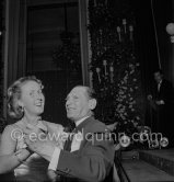 Not identified dancers. Bal de la rose ("Bal du Printemps"), Monte Carlo 1957. - Photo by Edward Quinn