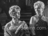 Brigitte Bardot and Kim Novak. Cannes Film Festival 1956. - Photo by Edward Quinn