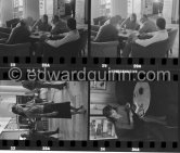 Brigitte Bardot at the Hôtel Negresco, Nice 1955 - Photo by Edward Quinn