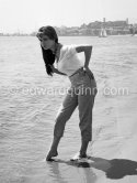 Brigitte Bardot. Cannes Film Festival 1955. - Photo by Edward Quinn