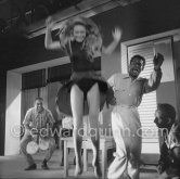 Brigitte Bardot dancing the Mambo for the film "Et Dieu créa la femme" ("And God Created Women"). Studios de la Victorine, Nice 1956. - Photo by Edward Quinn