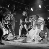 Brigitte Bardot dancing the Mambo for the film "Et Dieu créa la femme" ("And God Created Women"). Studios de la Victorine, Nice 1956. - Photo by Edward Quinn