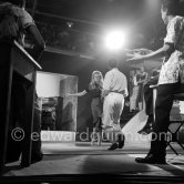 Brigitte Bardot dancing the Mambo for the film "Et Dieu créa la femme" ("And God Created Women"). Studios de la Victorine, Nice 1956. - Photo by Edward Quinn