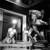 Brigitte Bardot Dancing The Mambo In The Film "et Dieu Créa La Femme" ("and God Created Women"). Studios De La Victorine, Nice 1956. - Photo by Edward Quinn