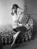 Brigitte Bardot. Nice 1955. - Photo by Edward Quinn
