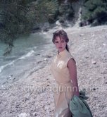 Brigitte Bardot during filming of "La lumière d'en face" ("The Light Across the Street"). Near Nice 1955. - Photo by Edward Quinn
