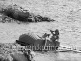 Brigitte Bardot near her home "La Madrague". Saint-Tropez 1961. - Photo by Edward Quinn