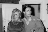 Brigitte Bardot met Jacques Charrier, a promising young actor, on the set of "Babette goes to War". Saint-Tropez 1959. - Photo by Edward Quinn