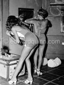 Beauty contest at Maxim's, Juan-les-Pins 1953. - Photo by Edward Quinn