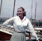 Ingrid Bergman. Cannes 1956. - Photo by Edward Quinn