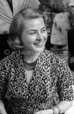 Ingrid Bergman at the hairdresser in the Carlton Hotel. Cannes Film Festival 1956. - Photo by Edward Quinn