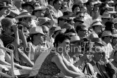 Yul Brynner and his wife Doris Kleiner at a bullfight, Arles 1960. - Photo by Edward Quinn
