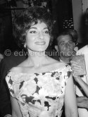 Maria Callas. Red Cross Gala, Monaco 1960. - Photo by Edward Quinn