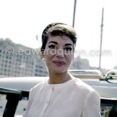Maria Callas. Monaco harbor 1959. - Photo by Edward Quinn