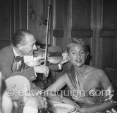 Martine Carol. Cannes Film Festival 1956. - Photo by Edward Quinn