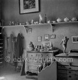 Paul Cézanne's studio. Aix-en-Provence April 1954. - Photo by Edward Quinn