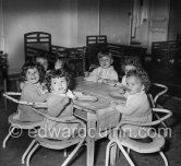 Children: at “Au Rayon du soleil”, home for abandoned children. Cannes 1955. - Photo by Edward Quinn