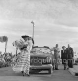 Concours d’Elégance Automobile. Simca 8 Sport Abarth? Or Fiat? Cannes 1951. - Photo by Edward Quinn