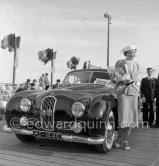 Concours d’Elégance Automobile. N° 53 Barou Talbot-Lago Baby Coupé, 1950 of Mr. Angelloz won Grand Prix. Cannes 28.3.1951. - Photo by Edward Quinn