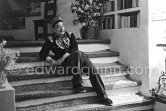 Salvador Dalí at his house, Portlligat, Cadaqués, 1957. - Photo by Edward Quinn