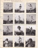 Hilda Deutsch. Parisian sales lady and spare time model at Nice. Contact prints. Photos from original negatives available. - Photo by Edward Quinn