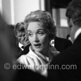 Marlene Dietrich on her way to dinner at the club Sporting d'Eté in Monte Carlo in 1954. - Photo by Edward Quinn