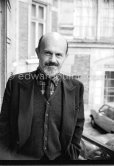 Pop artist Jim Dine. Paris 1983. - Photo by Edward Quinn