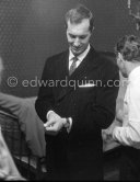Spanish Matador Luis Miguel Dominguin. Hotel Nord-Pinus, Arles 1960. - Photo by Edward Quinn