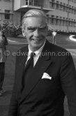 English Prime Minister Sir Anthony Eden. Nice Airport 1953. - Photo by Edward Quinn