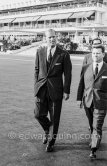 The Duke of Edinburgh, Prince Philip, on an official 5-days visit to Monte Carlo. He was piloting the King's Flight de Havilland DH.114 Heron 2. Nice Airport Feb. 1951. - Photo by Edward Quinn