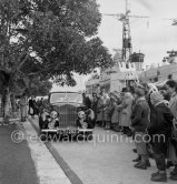 The Duke of Edinburgh, Prince Philip, on an official 5-days visit with the Royal Fleet to Monte Carlo, Feb. 1951. Car: Rolls-Royce Silver Dawn, 1950, #LSBA6, Standard Steel Sports Saloon. Detailed info on this car by expert Klaus-Josef Rossfeldt see About/Additional Infos. - Photo by Edward Quinn