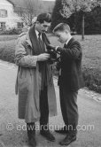 Edward Quinn and his nephew Wolfgang Frei, Zurich 1963. - Photo by Edward Quinn