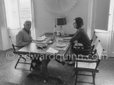 Max Ernst and Dorothea Tanning at their house in Seillans 1966. - Photo by Edward Quinn