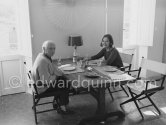 Max Ernst and Dorothea Tanning at their house in Seillans 1966. - Photo by Edward Quinn