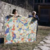 Max Ernst and Dorothea Tanning in the garden of their home with "La fête à Seillans". Seillans 1966. - Photo by Edward Quinn