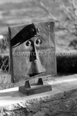 Sculpture in the garden of the second house of Max Ernst and Dorothea Tanning in Seillans 1975. - Photo by Edward Quinn