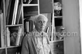 Max Ernst in his studio. Paris 1974 - Photo by Edward Quinn