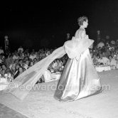 Dior fashion show at Monte Carlo summer gala 1953. - Photo by Edward Quinn