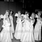 Dior fashion show at Monte Carlo summer gala 1953. - Photo by Edward Quinn