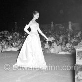 Dior fashion show at Monte Carlo summer gala 1953. - Photo by Edward Quinn