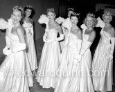 Dior fashion show at Monte Carlo summer gala 1953. - Photo by Edward Quinn