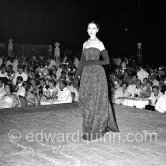 Dior fashion show at Monte Carlo summer gala 1953. - Photo by Edward Quinn