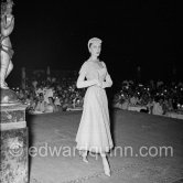 Dior fashion show at Monte Carlo summer gala 1953. - Photo by Edward Quinn
