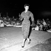 Dior fashion show at Monte Carlo summer gala 1953. - Photo by Edward Quinn