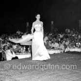 Dior fashion show at Monte Carlo summer gala 1953. - Photo by Edward Quinn