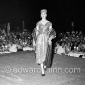 Dior fashion show at Monte Carlo summer gala 1953. - Photo by Edward Quinn