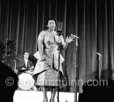 Ella Fitzgerald. Festival de Jazz, Nice 1958. - Photo by Edward Quinn