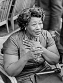 Ella Fitzgerald. Festival de Jazz, Nice 1958. - Photo by Edward Quinn